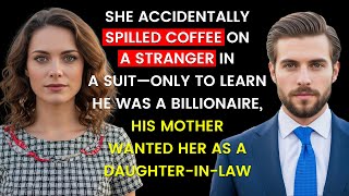She Spilled Coffee on a Stranger — Then Learned He Was a Billionaire… and His Mom Wanted Her