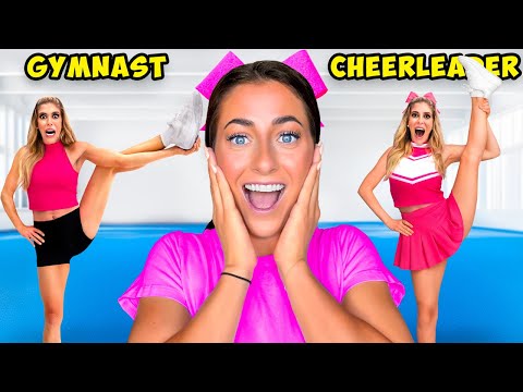 Transforming a Gymnast into a Cheerleader! Ft. Rebecca Zamolo