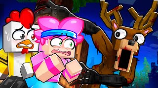 Pasamos 99 NOCHES en el BOSQUE en MINECRAFT...