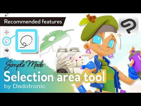 Master the Selection area tool by Dadotronic | Clip Studio Paint Recommended Feature