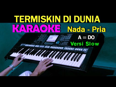 TERMISKIN DIDUNIA – Hamdan ATT | KARAOKE Nada Pria || POP SLOW