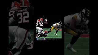 Najee Harris mean stiff arm! #steelers #najeeharris #stiffarm #nfl #shorts #nflshorts #edit #mean