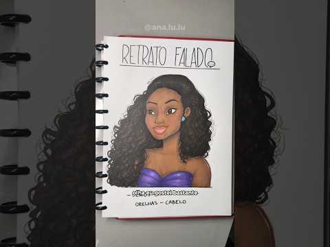 BORA FAZER +1 RETRATO FALADO? Versão princesas da Disney! ✨👸🏽 #arte #desenho #princesas #disney
