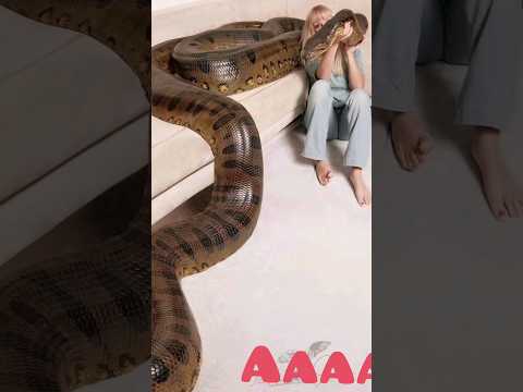 giant snake_giant animals #specialeffects #edit