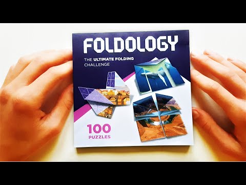 Foldology 1 & 2 (Combo Pack). Origami Brain Teasers for Tweens, Teens & Adults. Stocking Stuffer, Gift for Ages 10+. Single-player Game with 200