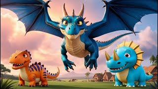 Tyrain Dinosaur and the Baby Dragon’s First Flight