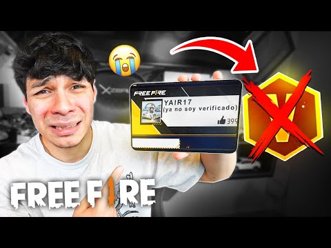 GARENA ME QUITÓ EL VERIFICADO EN FREE FIRE... - Yair17