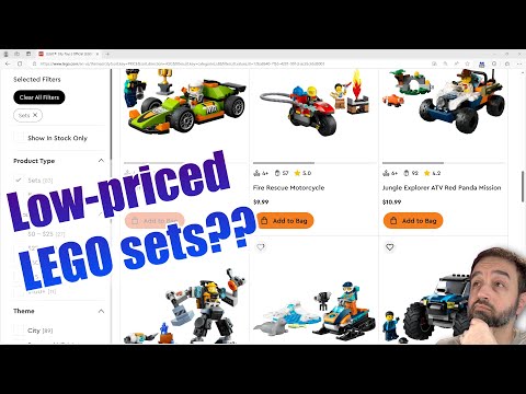 Browsing LEGO's Least Expensive Sets -- How little is there these days?