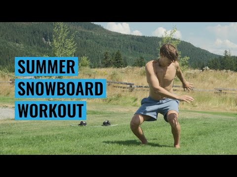 Summer Snowboard Workout | Jumps And Spins Focused