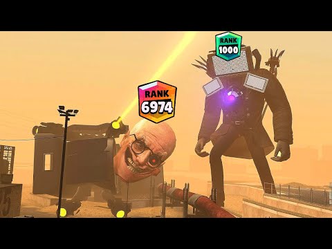 Brawl Stars Rank Up Skibidi Toilet | INFECTED TV Man