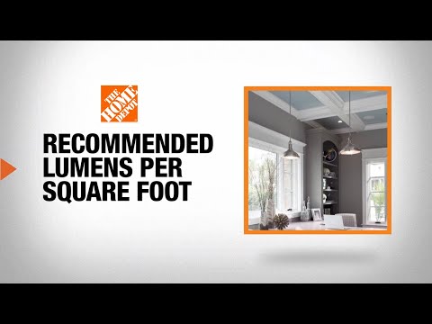Lumens Per Square Foot: Recommended Amount Needed for a Room