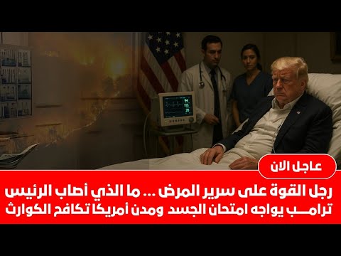 رجل القوة على سريرالمرض ماالذي أصاب ترامب؟ رئيس أمريكا يواجه امتحان الجسدومدن أمريكا تغرق في الكوارث
