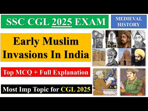 SSC CGL 2025 Exam | Medieval History GK | Most Important Topic | History GK for CGL