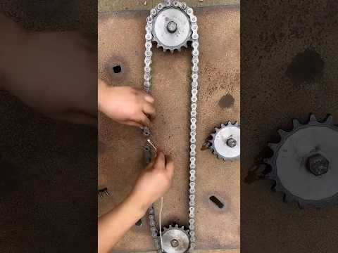 Industrial chain tightener chain tightener artifact disassembly tool.#youtubeshorts #chainmaking