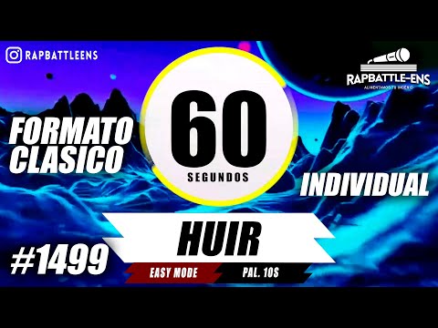 🎤 Formato FMS Individual 🔥 Base de Rap Para Improvisar Con Palabras | ENTRENAMIENTO FMS #1499