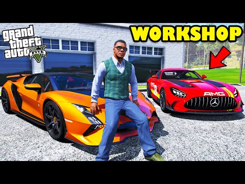 Franklin Bought Ultra Luxury And Most Expensive Supercars In His Workshop GTA 5