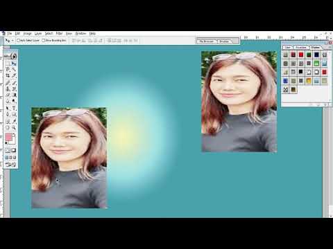 Easy way to create circle design in background with joint images.