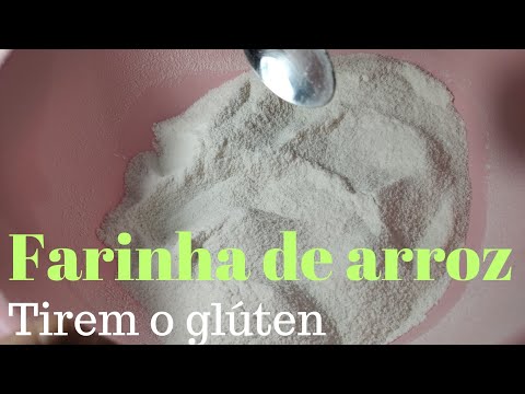 FARINHA DE ARROZ (COMO FAÇO) - SUAS RECEITAS SEM GLÚTEN !