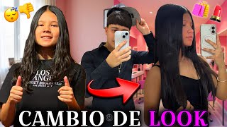 CAMBIO DE LOOK DE MI HERMANA REGINA 💇‍♀️
