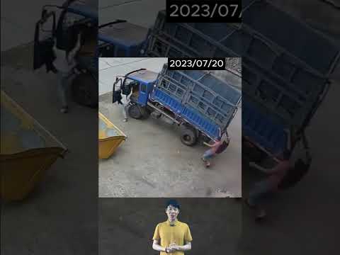 Cách xử lý rất xuất sắc của nữ tài xế