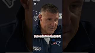 Mike Vrabel: "Tackling wasn't good enough. Not against this team."