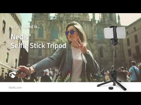 Bluetooth Selfie Stick with built-in 5200mAh battery Charger - Sabrent
