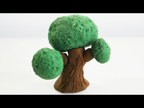 How to Make an Easy Step-by-Step Modeling Clay Tree