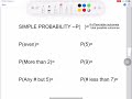 Exploring Simple Probability Concepts