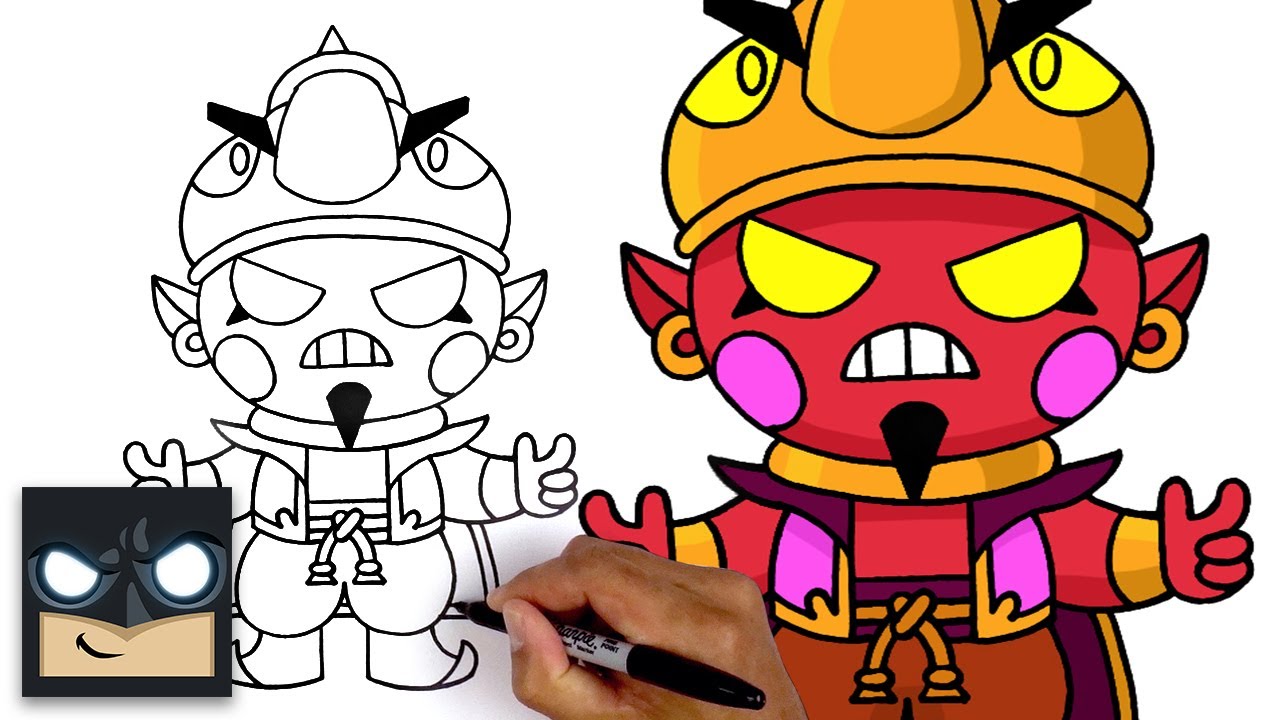 How To Draw Evil Gene - Brawl Stars