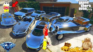 FRANKLIN TOUCH ANYTHING BECOME GOLD || EVERYTHING IS FREE IN GTA 5
