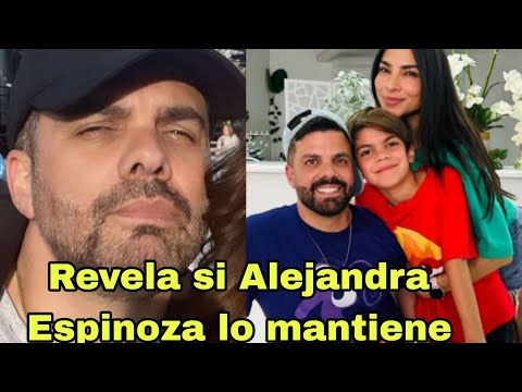 'Es un mantenido' esposo de Alejandra Espinoza aclara si ella lo mantiene tras señalamientos