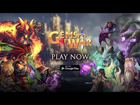 gems of war match 3 rpg video
