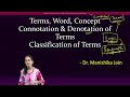 Concepts in Language and Logic