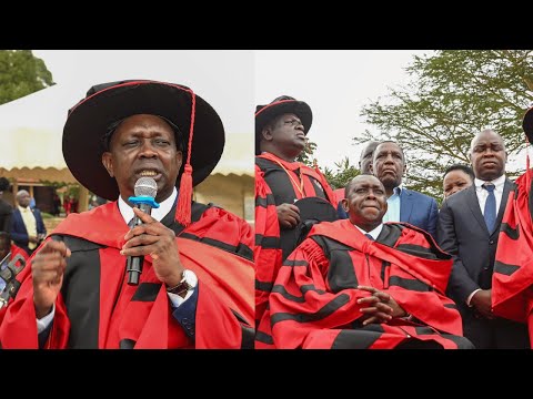 NEW GRADUATE IN TOWN! MP OSCAR SUDI RECEIVES HONORARY DOCTORATE IN LEADERSHIP IN ELDORET!