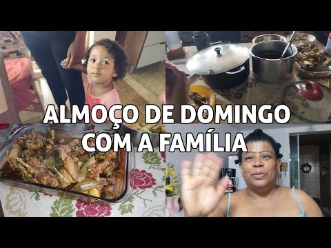 Nosso almoço de domingo com a família foi maravilhoso!