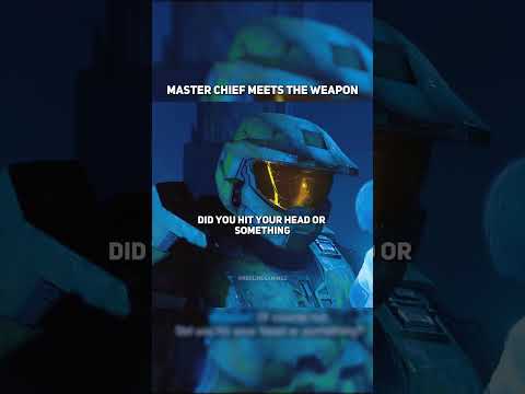 Master Chief Meets The Weapon | Halo Infinite #shorts