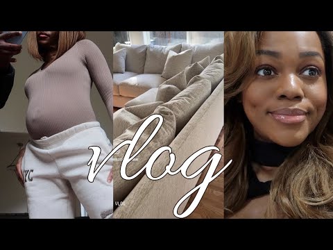 PREGNANCY VLOG, OUR SECTIONAL IS HERE, RETURNING TO STAFF NURSING + MORE