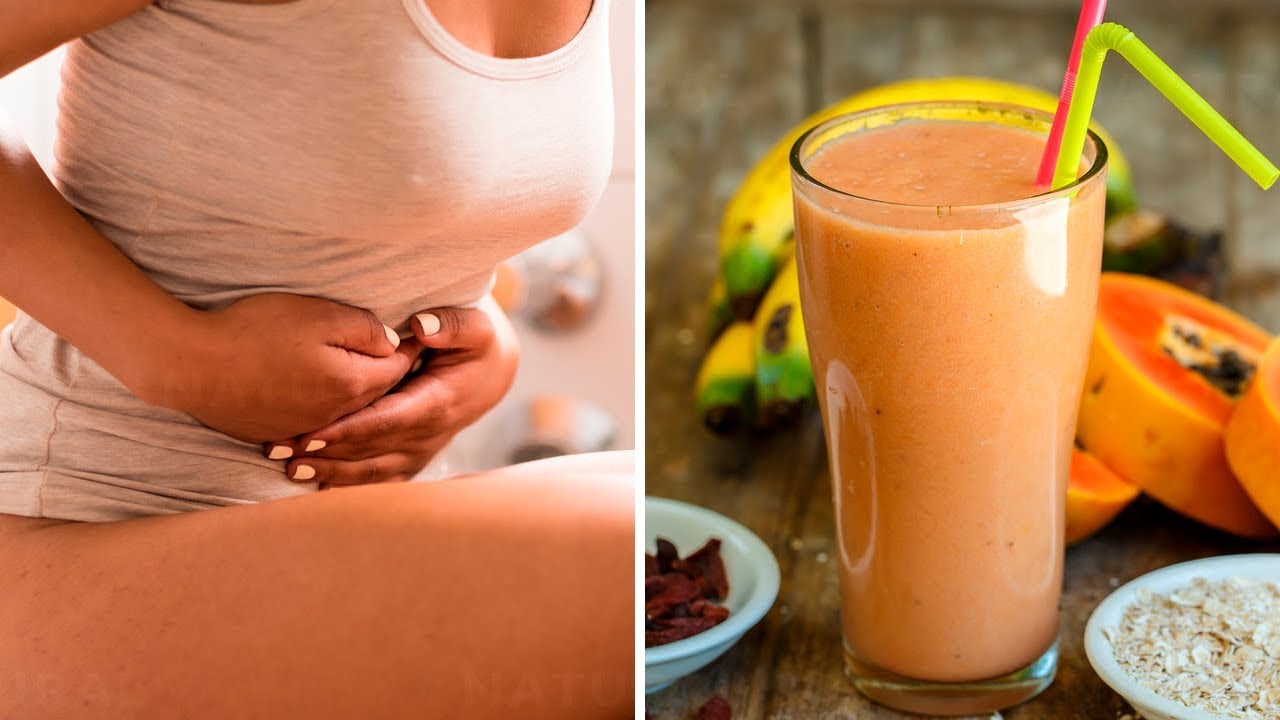 Papaya and Cinnamon Smoothie to beat Bloating and Constipation