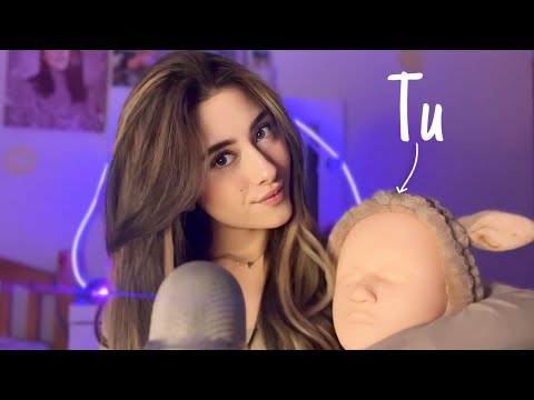 ASMR pijamada y sckincare relajante 😶‍🌫️😴