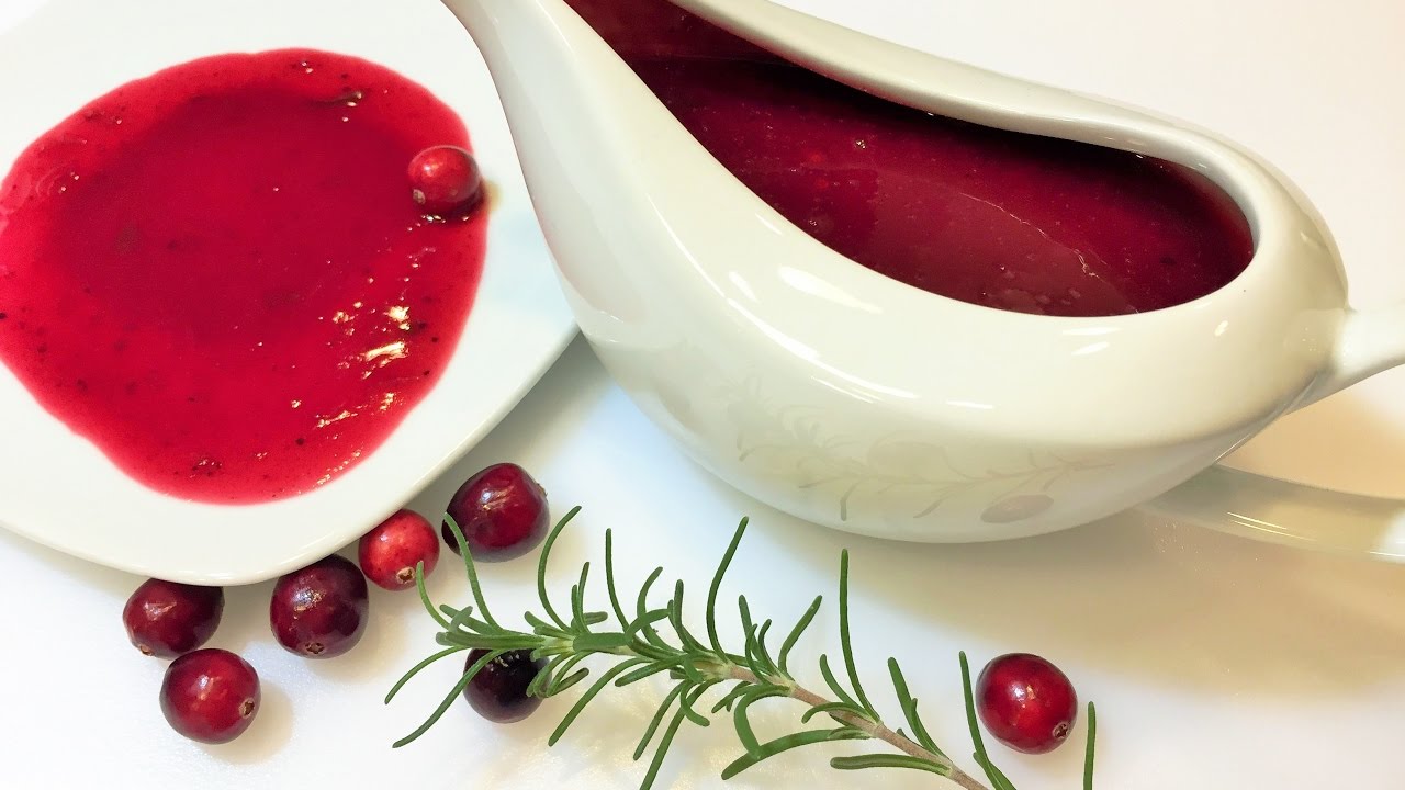 Праздничный КЛЮКВЕННЫЙ СОУС. Пикантный. Самый вкусный. Cranberry Sauce.