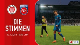Die Stimmen nach dem Spiel gegen St. Pauli