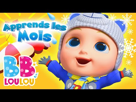 Les Mois de l’Année 📅 | Comptine Éducative Enfant 👶 | Apprends les 12 Mois avec BB LouLou