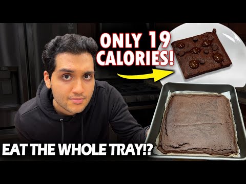 19 CALORIE FUDGEY BROWNIES | LOW CALORIE & HEALTHY