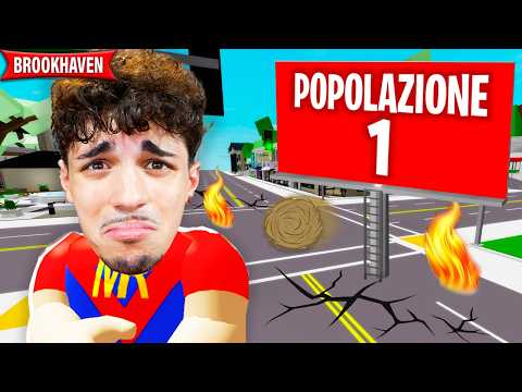 SONO l'ULTIMO UMANO in VITA su BROOKHAVEN ROBLOX!