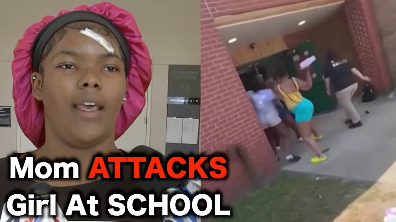 Ghetto TRASH Mom ATTACKS High School Girl