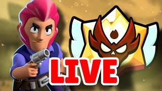 Pushing Ranked in Brawl Stars 🏆! LIVE 🔴 #brawlstars