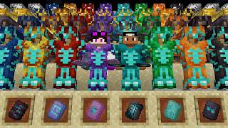 Coleção de TODAS AS ARMADURAS do Minecraft