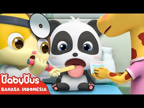 Bayi Panda Kiki Masuk Rumah Sakit | Kartun Anak-anak | Kartun Lucu | BabyBus Bahasa Indonesia