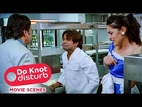 Do Knot Disturb Movie Scenes | Ab hatne ka nahi lipatane ka time hai! | Govinda | Rajpal Yadav