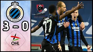 Club Brugge KV 3 ​- 0 Oud-Heverlee Leuven | Samenvatting | Jupiler Pro League